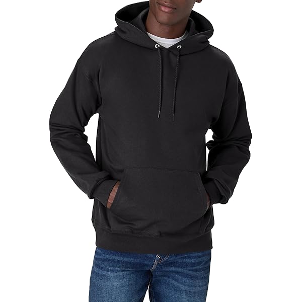 Hanes Men's Full Zip Ultimate Heavyweight Hoodie, Black, Small at